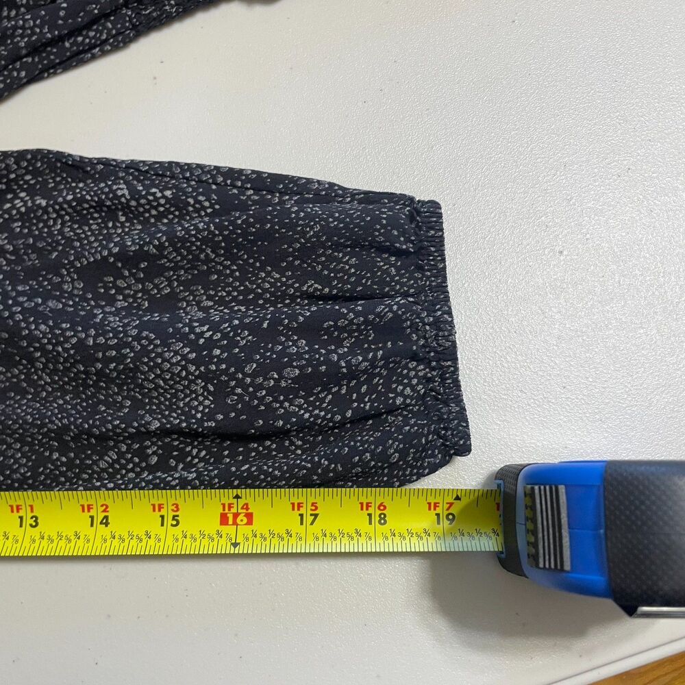 Rails Inez Slate Python Grey Snake Print Smocked … - image 8